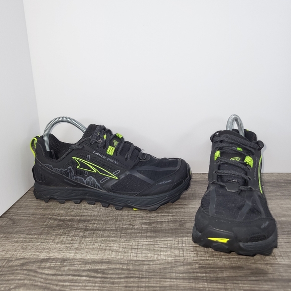 Altra Shoes Altra Lone Peak 4 Zero Drop Black Gaiter Trap Women